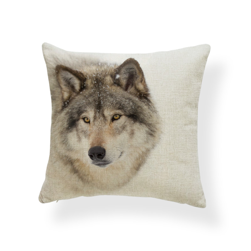 Animal cushion cover